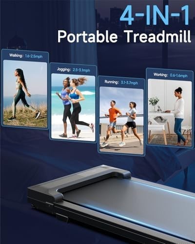 Mini Under Desk Walking Treadmill 6KM/H Compact Portable Home Office
