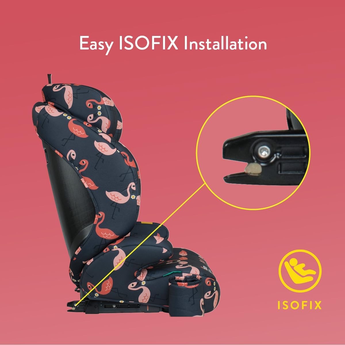 Highback Booster Car Seat ISOFIX i-Size Group 2/3 4–12Y Adjustable