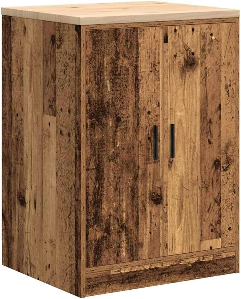 Garage Storage Cabinet Pinewood 60x51x85 cm – Durable, Spacious, Easy Clean