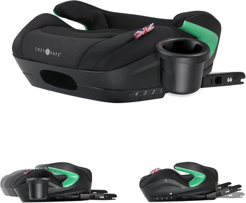 i-Size ISOFIX Booster Car Seat 125–150cm 7–12Y Swivel Cup Holder