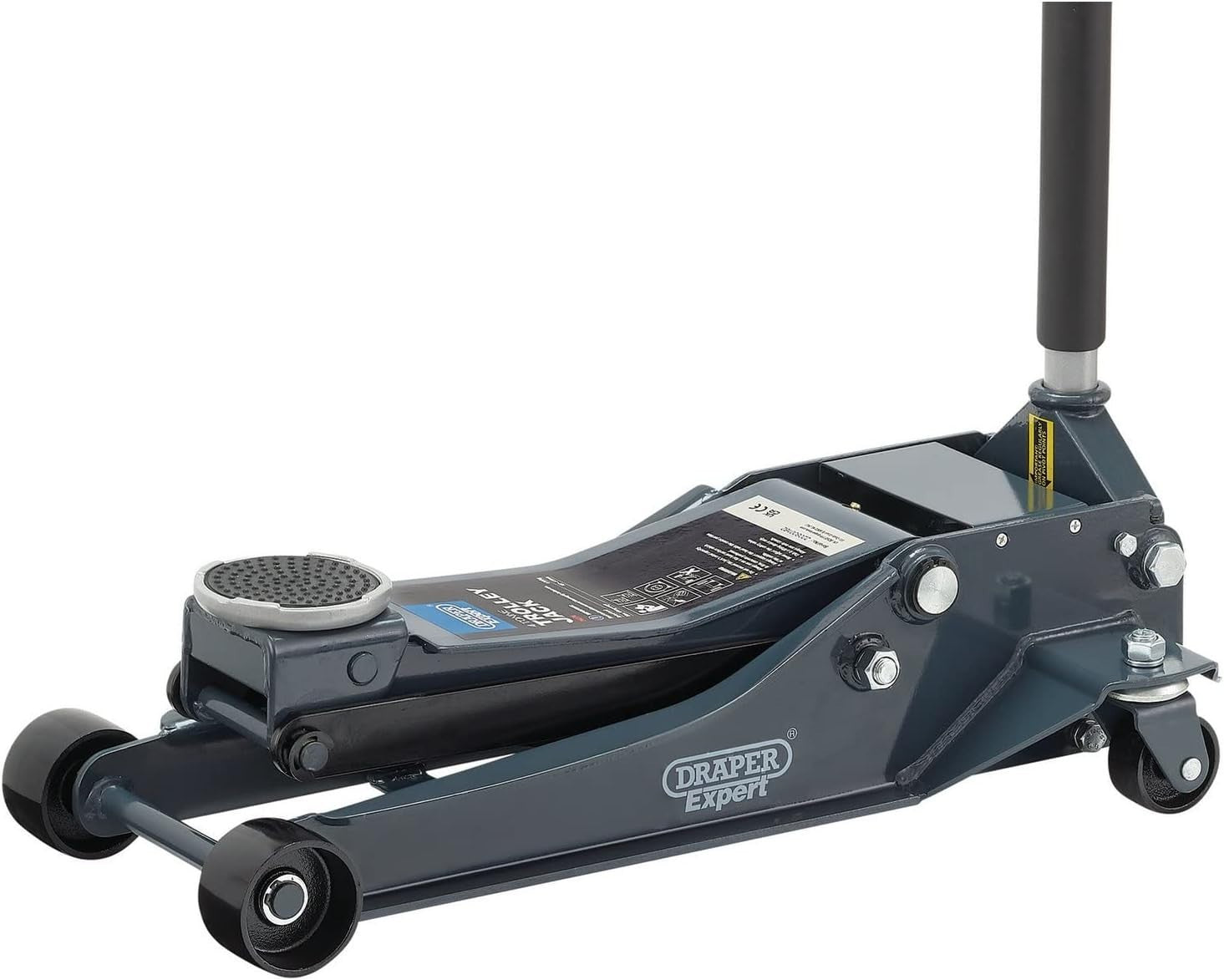 4 Ton Low Profile Trolley Jack Heavy Duty 107–515mm Twin Pump Fast Lift Car