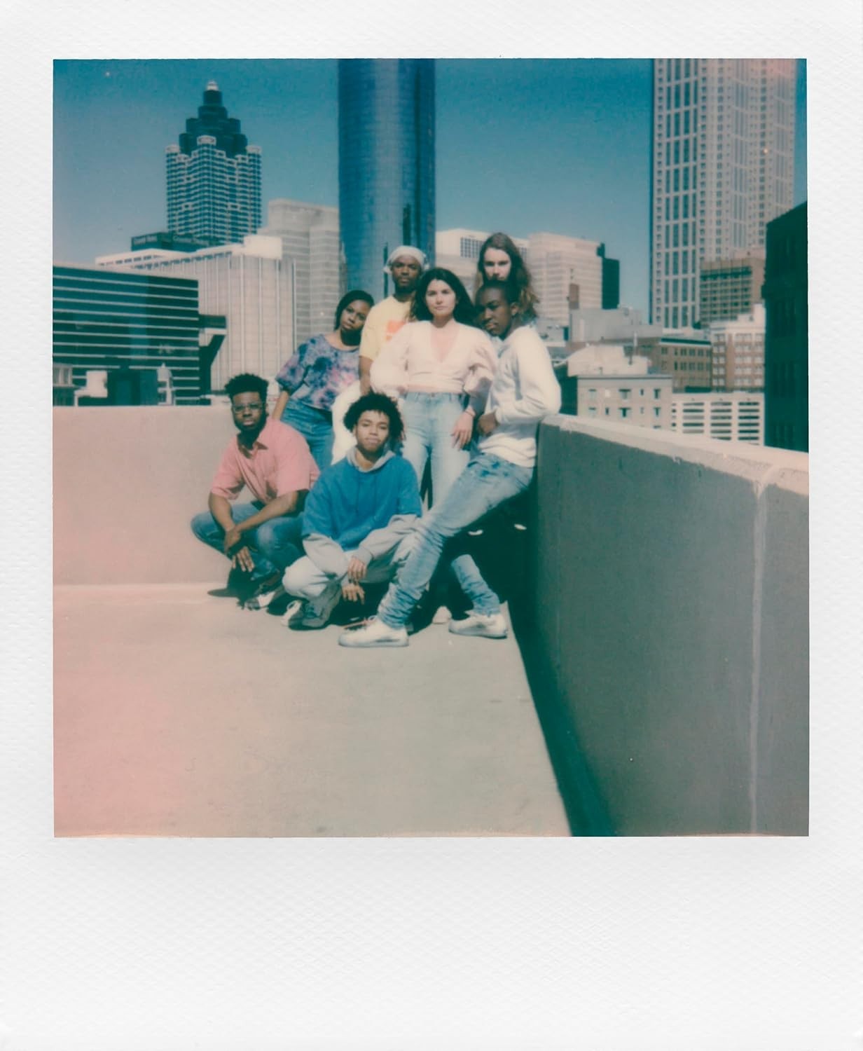 Instant Camera Autofocus Self Timer Double Exposure White Camera