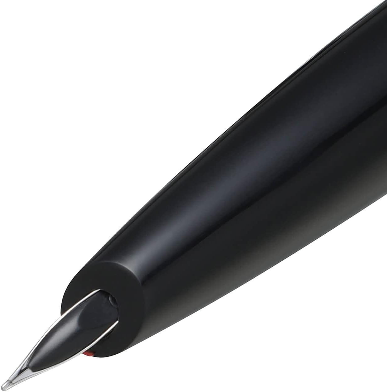 Luxury Fountain Pen Black Blue Medium Nib Smooth Writing Gift Set