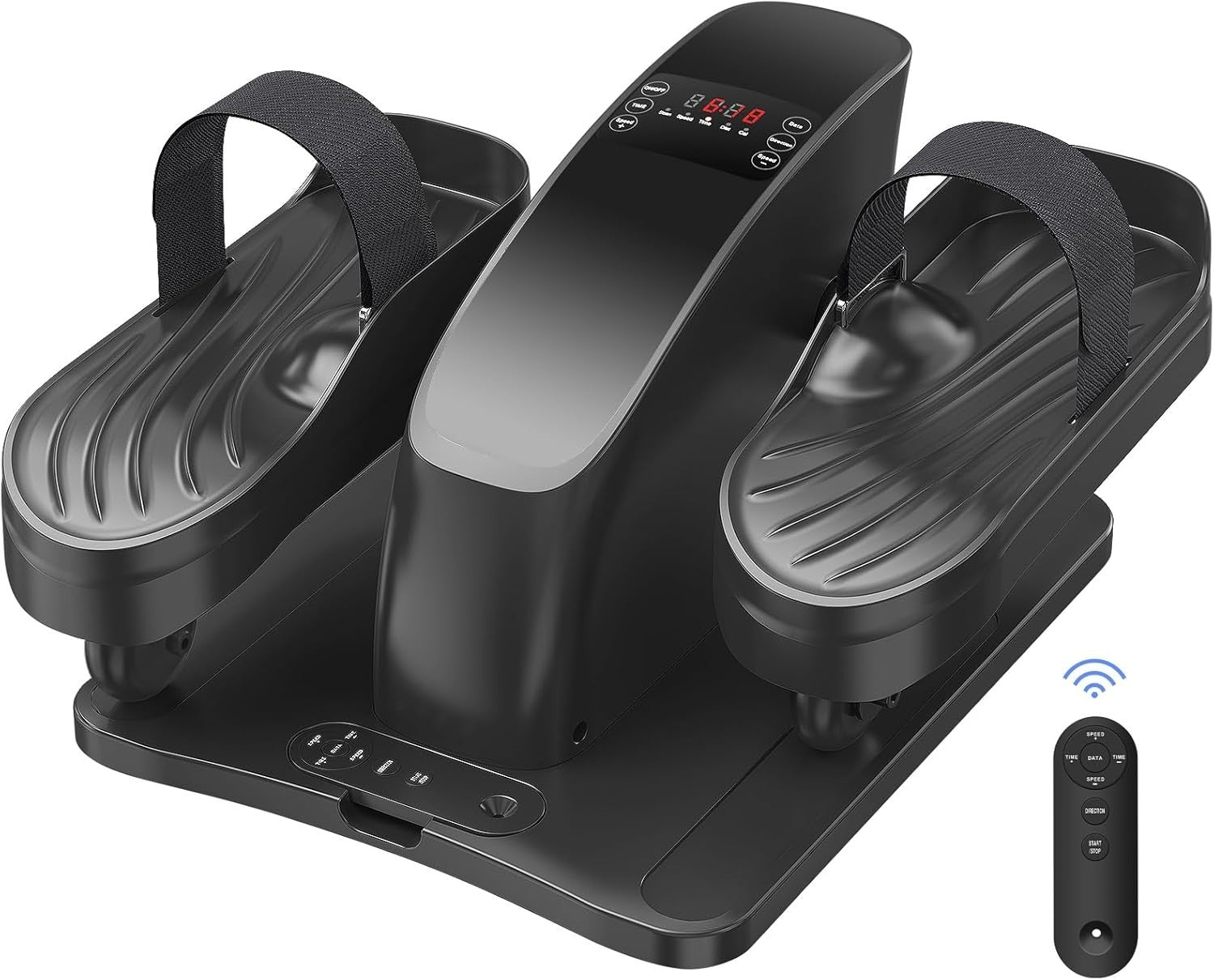 Mini Elliptical Pedal Exerciser for Home Office, Ultra Quiet, Adjustable Speed