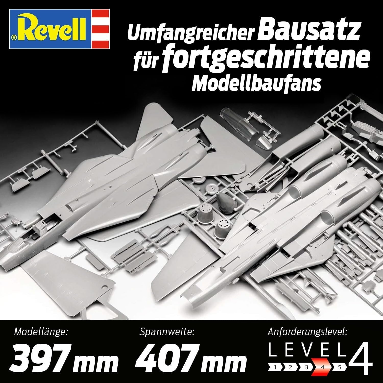 F-14A Tomcat Top Gun 1:48 Scale Jet Model Kit 96 Parts Unpainted New