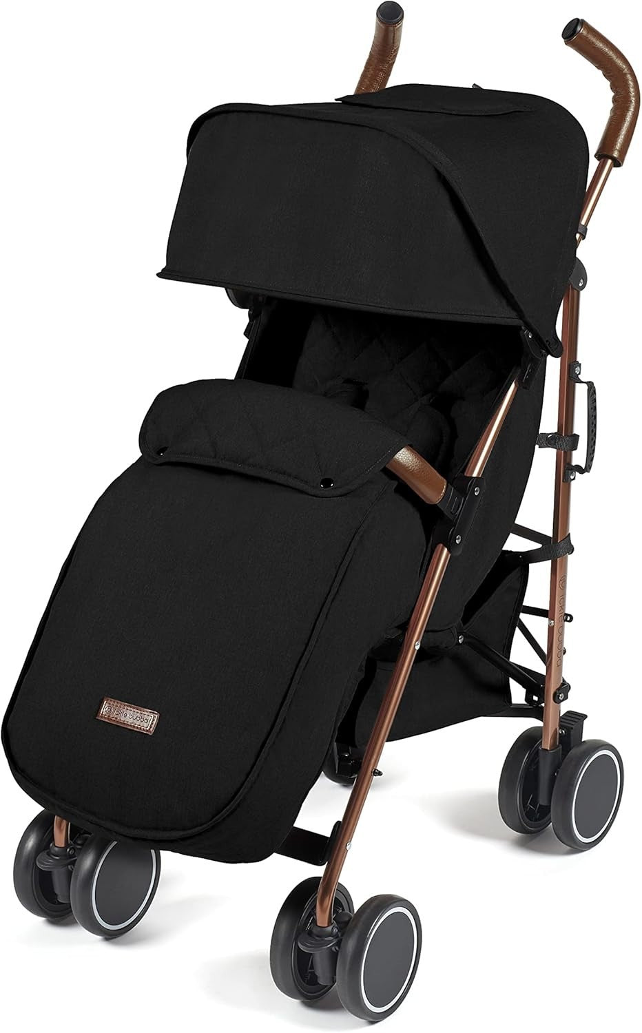 Compact Lightweight Baby Stroller Black 6M-4Y Recline UPF50+ Rain Cover