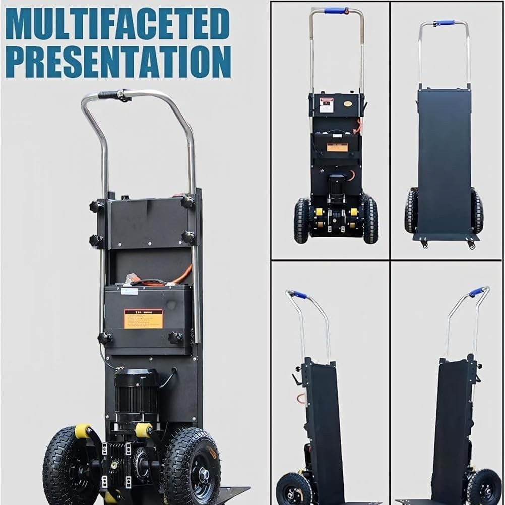 Electric Stair Climber Sack Truck w/ 400kg Load, Brushless Motor