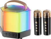 JLab 2 Mic Wireless Karaoke Machine, RGB Lights, Portable Speaker