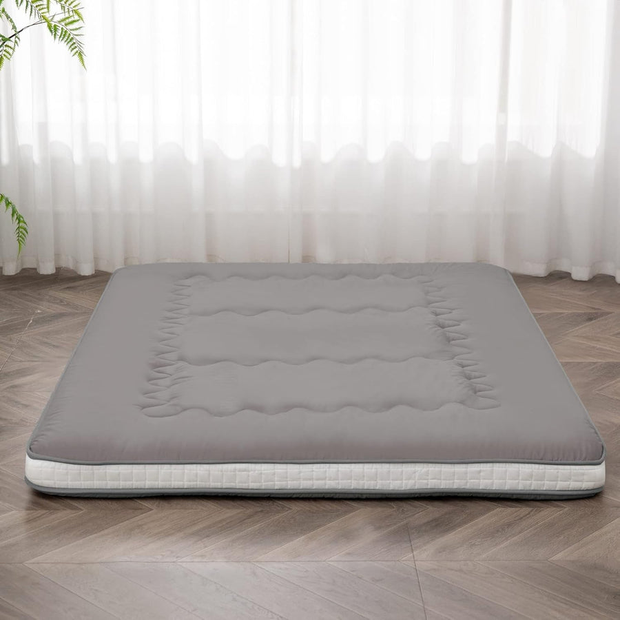 Extra Thick Japanese Floor Futon Mattress Twin Roll-Up Bed Mat