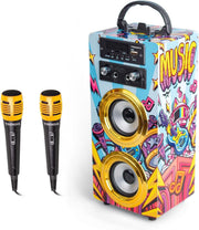 Gold Star Kids Karaoke Machine Bluetooth FM USB Micro SD