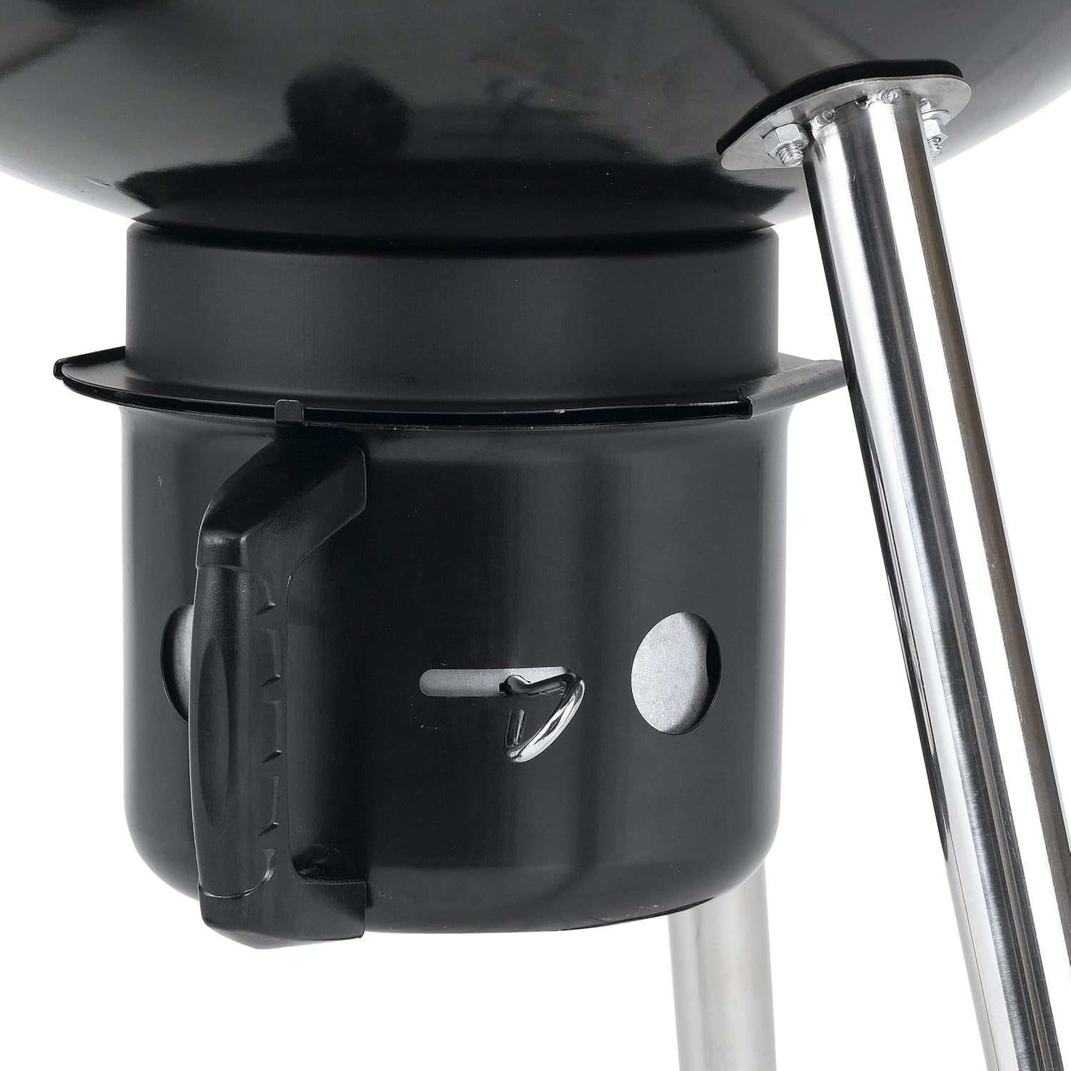 Large Charcoal Kettle BBQ Grill 54cm Outdoor Garden Barbecue with Wheels Lid