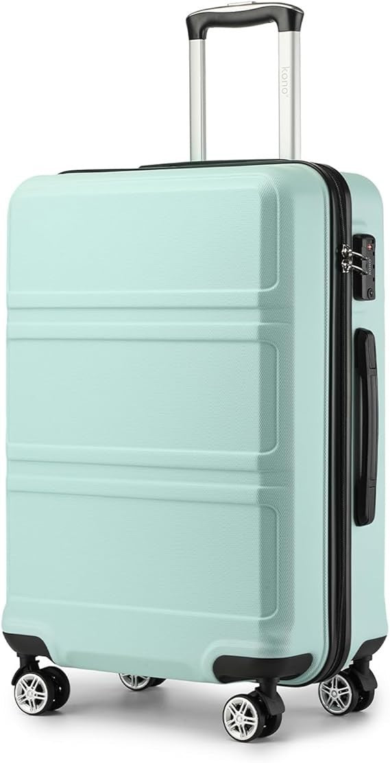 Lightweight Cabin Trolley 20” ABS+PC Hard Shell Spinner TSA Lock