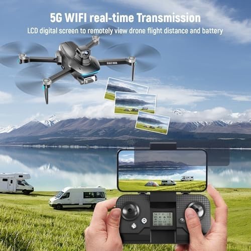 4K GPS Drone with Camera, 360° Obstacle Avoidance, Brushless Motor  249g