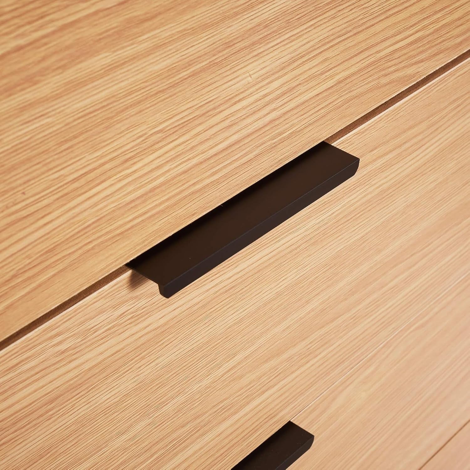Oak 5 Drawer Chest of Drawers Storage Unit Modern Bedroom Tall Cabinet
