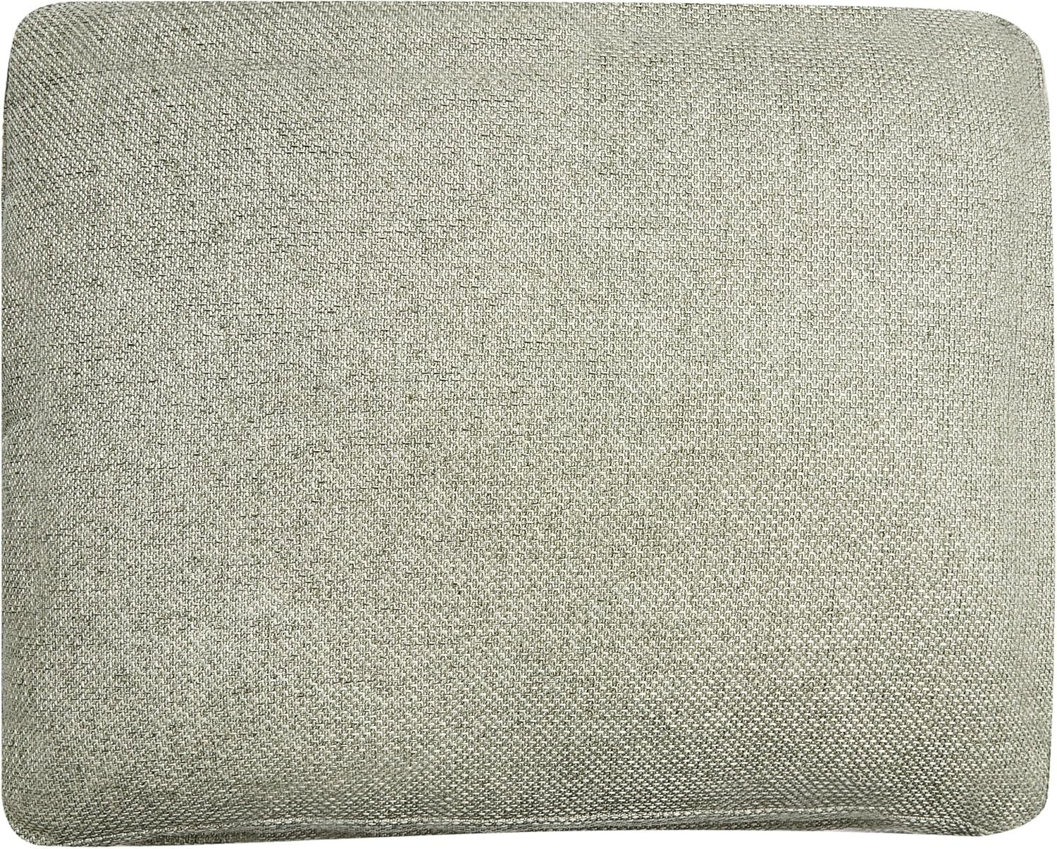 Modern Left Hand Green Chaise Lounge Fabric Upholstery Metal Legs with Cushions
