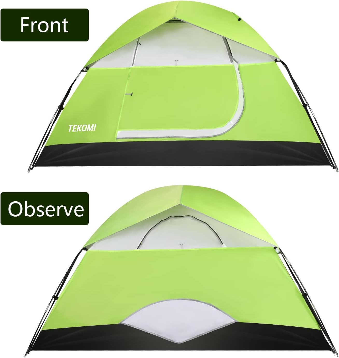 Family Waterproof Camping Tent Instant Cabin 60s Setup