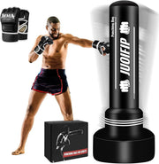 70in Inflatable Standing Punch Bag MMA Kickboxing Fitness Trainer