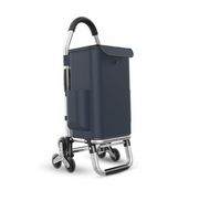 Foldable Stair Climber Shopping Trolley Waterproof 2-in-1 6-Wheel 50kg Cart