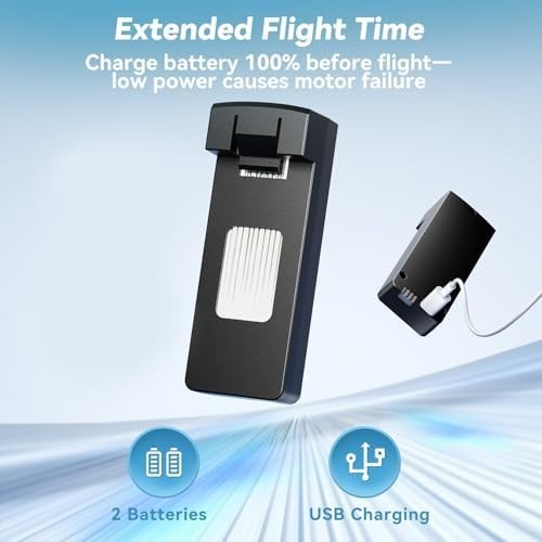 Foldable 1080P HD Camera Drone with 5G Wi-Fi, Brushless Motor & 3 Batteries