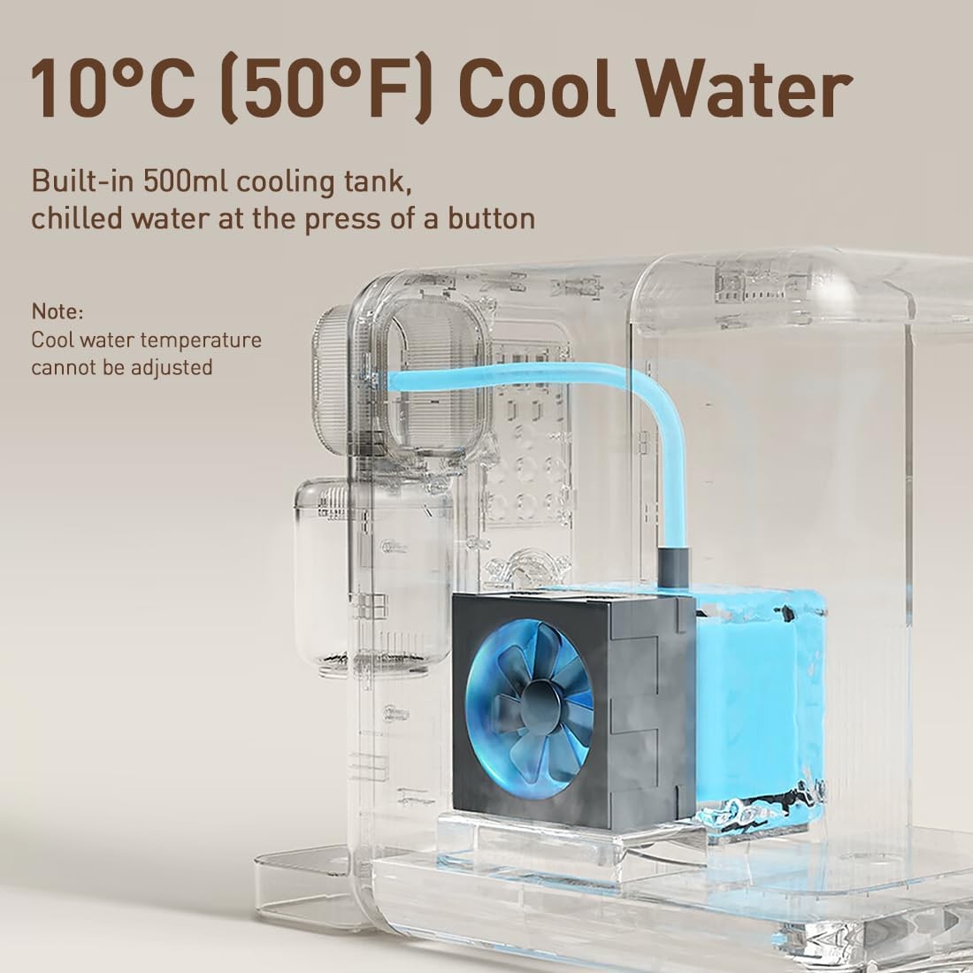 Instant Hot & Cold Water Dispenser Tea Coffee Maker Adjustable Temp 3.5L