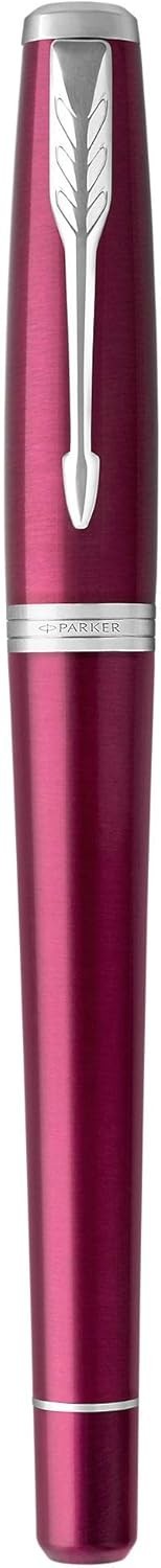 Luxury Vibrant Magenta Rollerball Pen – Fine Tip, Ergonomic, Gift Box