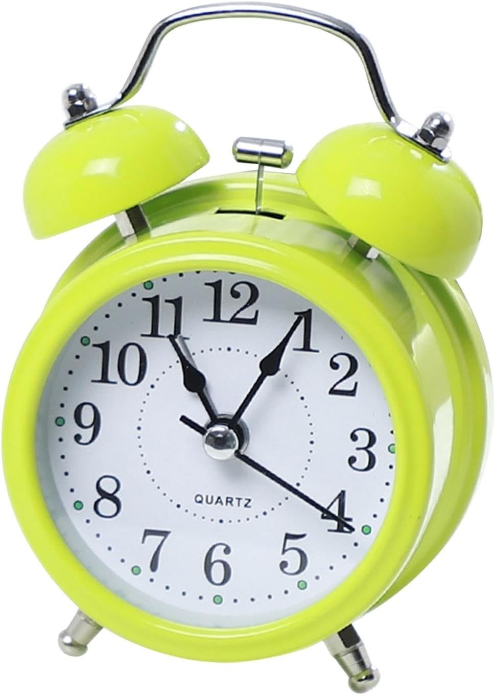 5 Pack Twin Bell Alarm Clocks Luminous Dial Backlight Heavy Sleepers