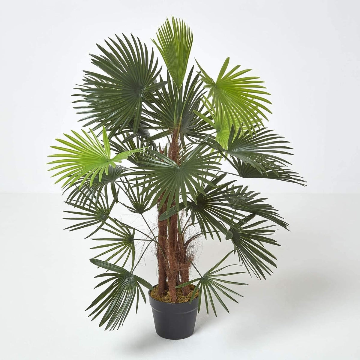 90cm Artificial Lady Palm Tree Rhapis Plant in Pot Indoor Home Office Decoration