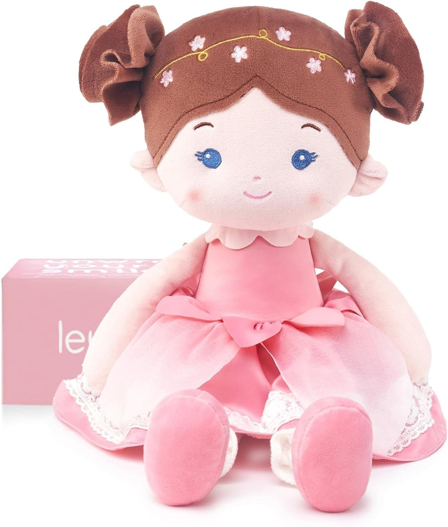16” Plush Baby Rag Doll Ultra Soft First Doll for Toddlers Ages 1+