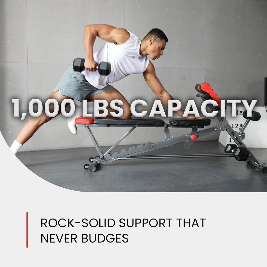 Multi-Functional FID Gym Bench Roman Chair Hyperextension Home Workout