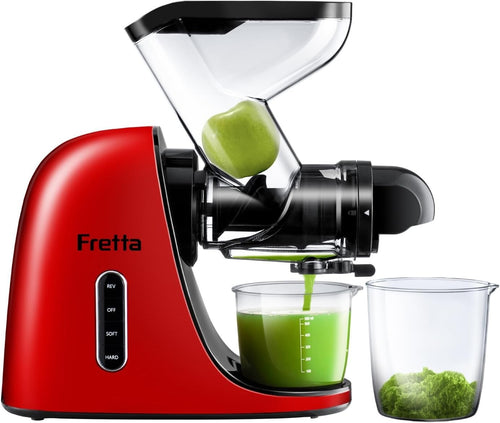 Slow Masticating Juicer Cold Press Wide Feed Chute Quiet High Yield