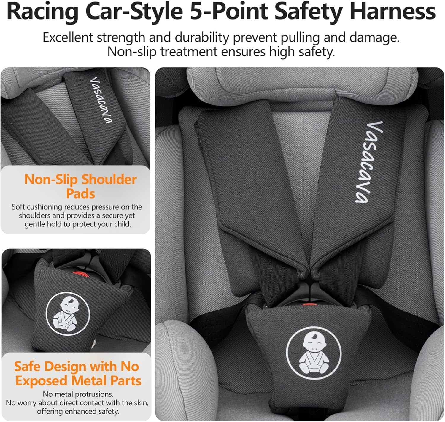 360° Rotating i-Size Baby Car Seat ISOFIX Birth-12 Years R129 Safety