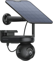 4K Solar Security Camera Wireless PTZ Color Night Vision AI Detection
