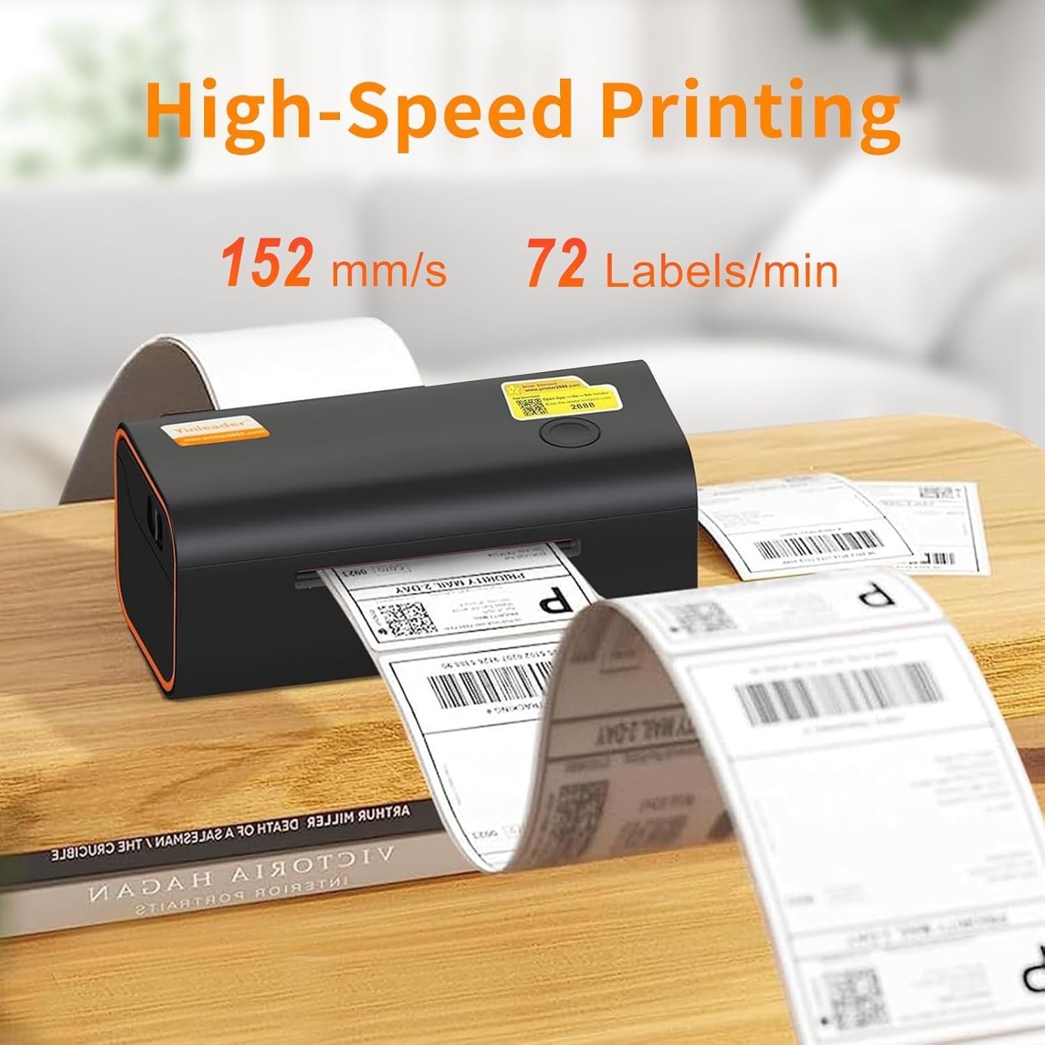 Bluetooth Thermal Shipping Label Printer 4x6 Postage