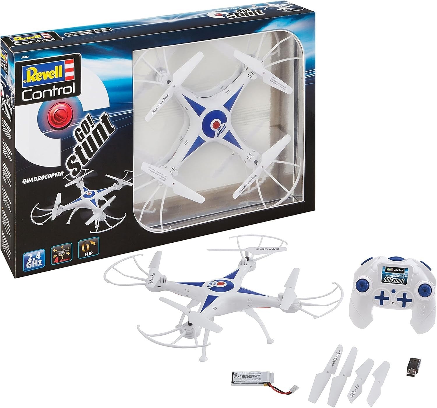 Beginner Stunt Drone with Flip Mode, Headless Control & LED Lights 31cm