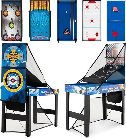 10 in 1 Multi Game Table Air Hockey Pool Ping Pong Basketball Set