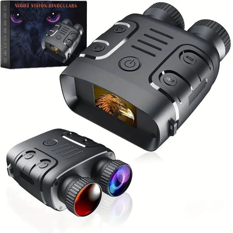5X Zoom 1080P HD Night Vision Binoculars + 32GB TF Card for Camping Hiking