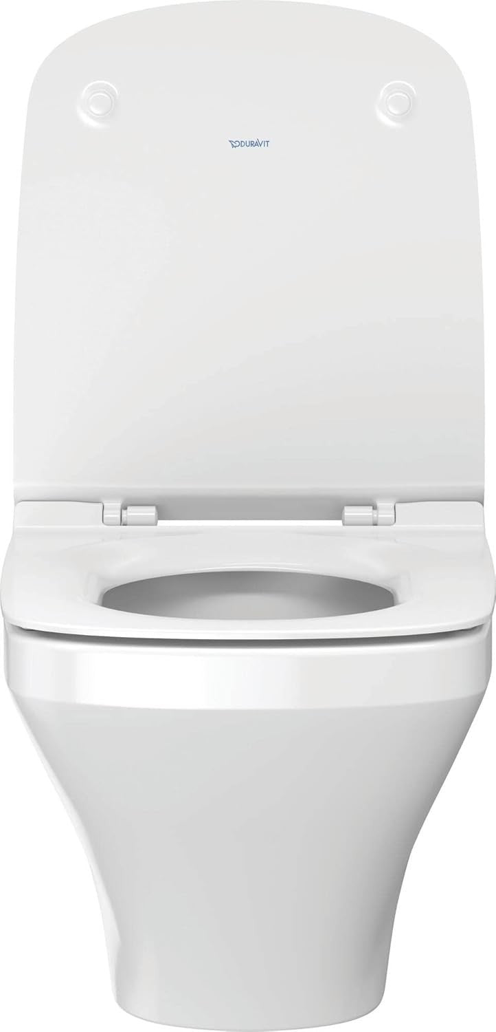 Toilet Seat Urea Thermoset White Stainless Steel Hinges Durable