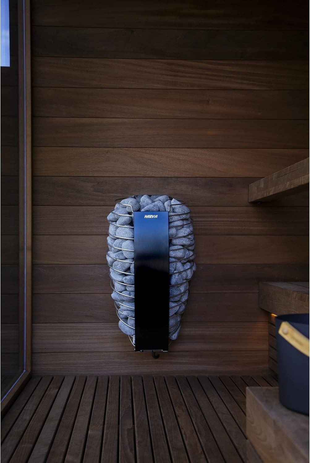 9kW WiFi Black Finnish Sauna Heater – Harvia Spirit SP90XW w/ Xenio Control