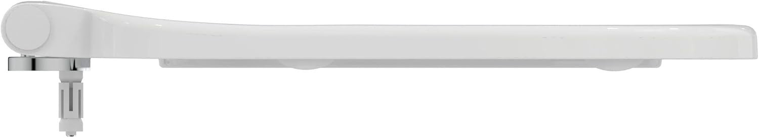 White Duroplast Toilet Seat Oval Rod Hinge Normal Close 39.6x36.6cm
