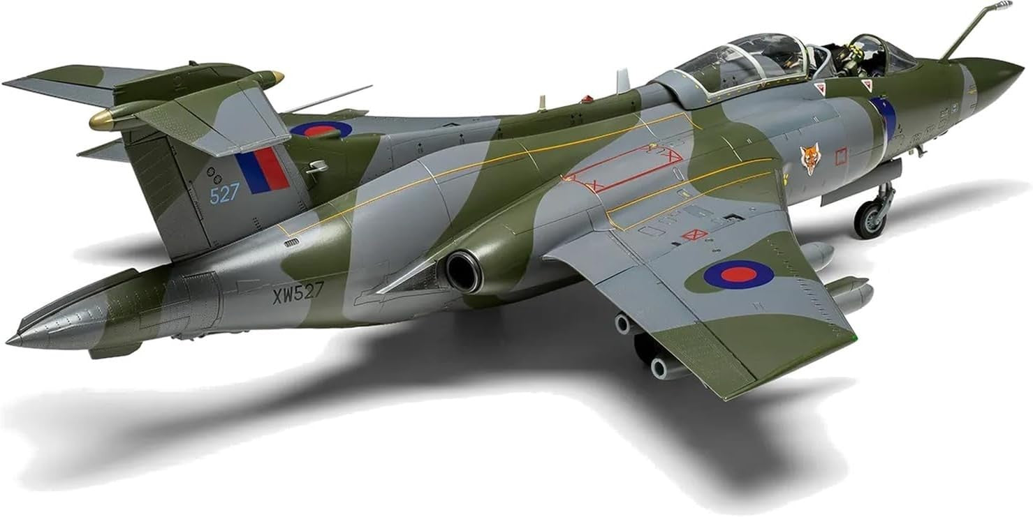 1:48 Jet Fighter Model Kit RAF S.2B | Camouflage Military Plane Build Set