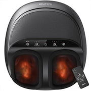 Deep Kneading Electric Foot Massager with Heat, Compression & Remote Control