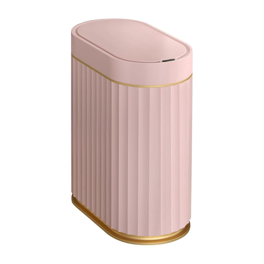 2 Gallon Touchless Bathroom Bin Motion Sensor Slim Pink