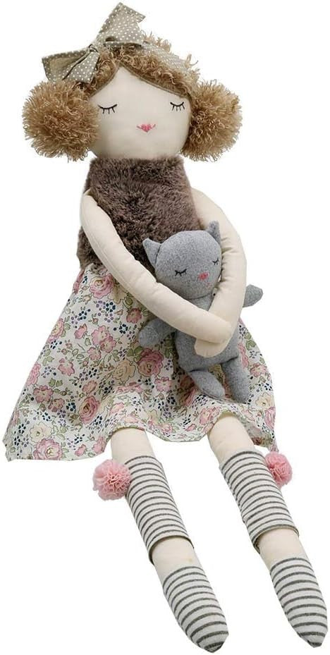 Large Soft Rag Doll Plush Toy Cute Costume Cuddly Gift for Toddlers Kids