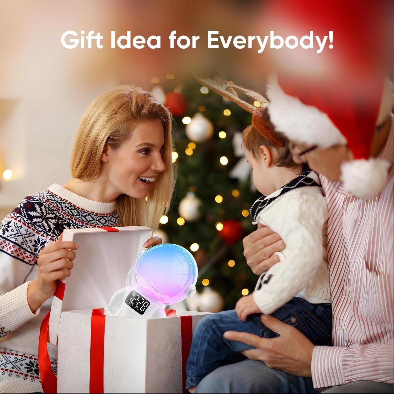 Kids & Adults Sunrise Alarm Clock, 30 Soothing Sounds & 22 Nightlights