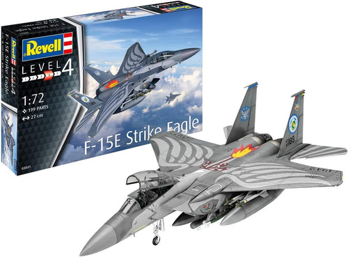 F-15E Strike Eagle 1:72 Fighter Jet Model Kit – Unpainted Display Build