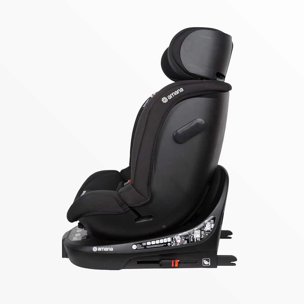 360° Swivel ISOFIX Seat 40–150cm i-Size R129 Birth–12 Years