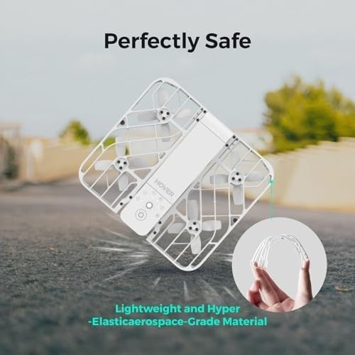 2.7K HDR Foldable Self-Flying Drone with Follow-Me Mode & 1 Extra Battery
