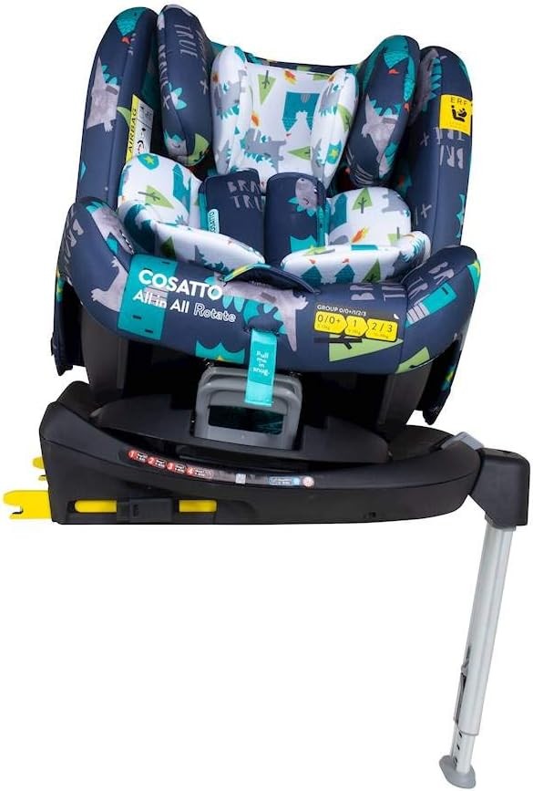 360° Swivel Spin Car Seat ISOFIX i-Size 0–12 Years 0–36kg All Stages