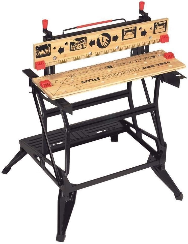 Workmate Plus Dual-Height Bench with 18V Hammer Drill & Kitbox Combo Set