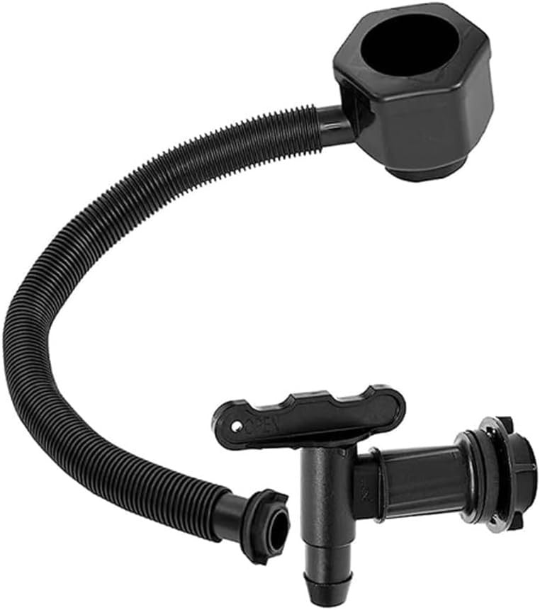210L Black Slimline Garden Water Butt with Tap, Stand & Filler Kit